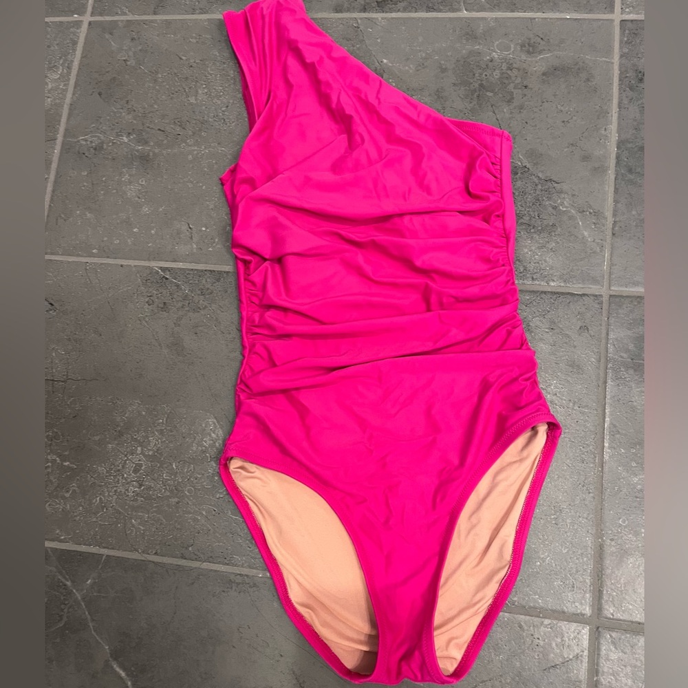 J.Crew Women’s One-Piece Swimsuit - Hot Pink